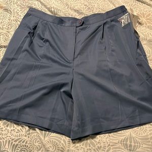 Blue / Gray Coral Bay Golf Plus Shorts.  Size: 22W.